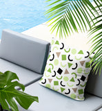 Fazzal Abstract Reversible Indoor/Outdoor Lumbar Pillow