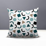 Fazzal Abstract Reversible Indoor/Outdoor Square Pillow