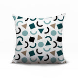 Fazzal Abstract Reversible Indoor/Outdoor Square Pillow