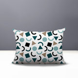 Fazzal Abstract Reversible Indoor/Outdoor Lumbar Pillow