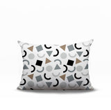 Fazzal Abstract Reversible Indoor/Outdoor Lumbar Pillow