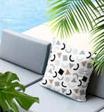 Fazzal Abstract Reversible Indoor/Outdoor Square Pillow