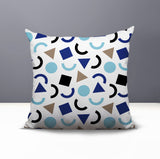 Fazzal Abstract Reversible Indoor/Outdoor Square Pillow