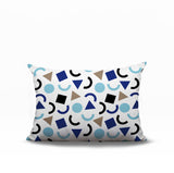 Fazzal Abstract Reversible Indoor/Outdoor Lumbar Pillow