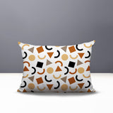 Fazzal Abstract Reversible Indoor/Outdoor Lumbar Pillow