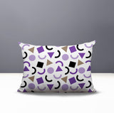 Fazzal Abstract Reversible Indoor/Outdoor Lumbar Pillow