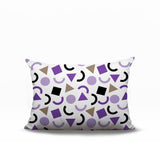 Fazzal Abstract Reversible Indoor/Outdoor Lumbar Pillow