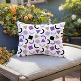Fazzal Abstract Reversible Indoor/Outdoor Lumbar Pillow