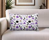 Fazzal Abstract Reversible Indoor/Outdoor Lumbar Pillow