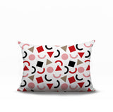 Fazzal Abstract Reversible Indoor/Outdoor Lumbar Pillow