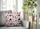 Fazzal Abstract Reversible Indoor/Outdoor Lumbar Pillow