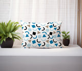 Fazzal Abstract Reversible Indoor/Outdoor Lumbar Pillow