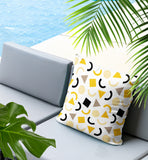 Fazzal Abstract Reversible Indoor/Outdoor Square Pillow