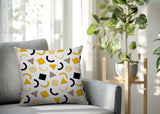 Fazzal Abstract Reversible Indoor/Outdoor Square Pillow