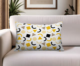 Fazzal Abstract Reversible Indoor/Outdoor Lumbar Pillow