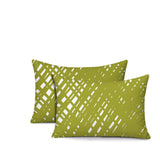 Riju Scratches 2 Sets Indoor/Outdoor Reversible Rectangular Pillow