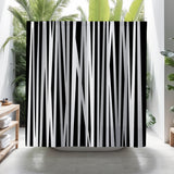 Femmy Shower Curtain in Black - view 3