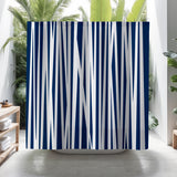 Femmy Shower Curtain in Navy Blue - view 3