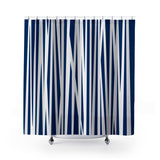 Femmy Shower Curtain in Navy Blue