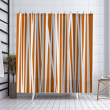Femmy Shower Curtain in Orange - view 3