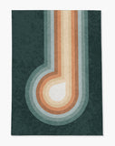 Feremo low pile chair mat in Emerald