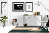 Feremo low pile chair mat in Emerald