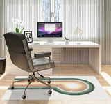 Feremo low pile chair mat in Green