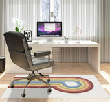 Feremo low pile chair mat in Rust