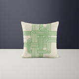 Ferna Abstract Reversible Indoor/Outdoor Square Pillow Cover