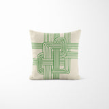Ferna Abstract Reversible Indoor/Outdoor Square Pillow Cover