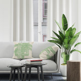 Ferna Abstract Reversible Indoor/Outdoor Square Pillow Cover