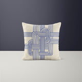 Ferna Abstract Reversible Indoor/Outdoor Square Pillow Cover