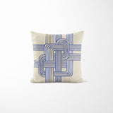 Ferna Abstract Reversible Indoor/Outdoor Square Pillow Cover