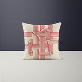 Ferna Abstract Reversible Indoor/Outdoor Square Pillow Cover