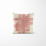 Ferna Abstract Reversible Indoor/Outdoor Square Pillow Cover