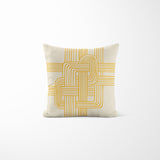 Ferna Abstract Reversible Indoor/Outdoor Square Pillow Cover