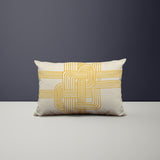 Ferna Abstract Reversible Indoor/Outdoor Rectangular Pillow