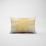 Ferna Abstract Reversible Indoor/Outdoor Rectangular Pillow