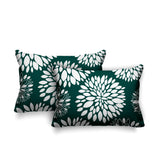 Fiesta Floral Reversible Indoor/Outdoor Rectangular Pillow