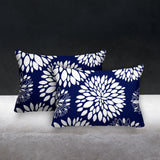 Fiesta Floral Reversible Indoor/Outdoor Rectangular Pillow