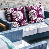 Fiesta Floral Reversible Indoor/Outdoor Square Pillow