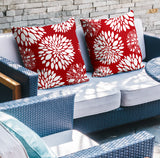 Fiesta Floral Reversible Indoor/Outdoor Square Pillow