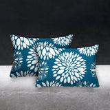 Fiesta Floral Reversible Indoor/Outdoor Rectangular Pillow