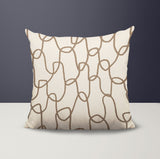 Fina Abstract Reversible Indoor/Outdoor Square Pillow