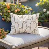 Fina Abstract Reversible Indoor/Outdoor Rectangle Pillow