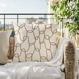 Fina Abstract Reversible Indoor/Outdoor Square Pillow