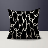 Fina Abstract Reversible Indoor/Outdoor Square Pillow