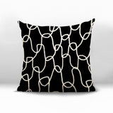 Fina Abstract Reversible Indoor/Outdoor Square Pillow