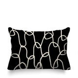 Fina Abstract Reversible Indoor/Outdoor Rectangle Pillow