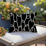 Fina Abstract Reversible Indoor/Outdoor Rectangle Pillow